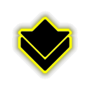 Guild Wars 2 commander tag with a glow outline effect