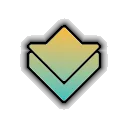 Guild Wars 2 commander tag with cyan gradient