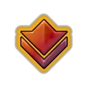Guild Wars 2 commander tag with red gradient